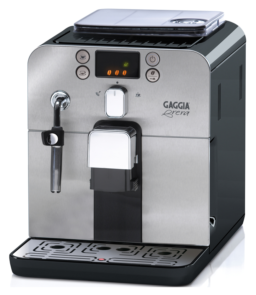 Black/Silver 1400 W 15 Bar Gaggia RI9305/11 Brera Bean to Cup Coffee Machine